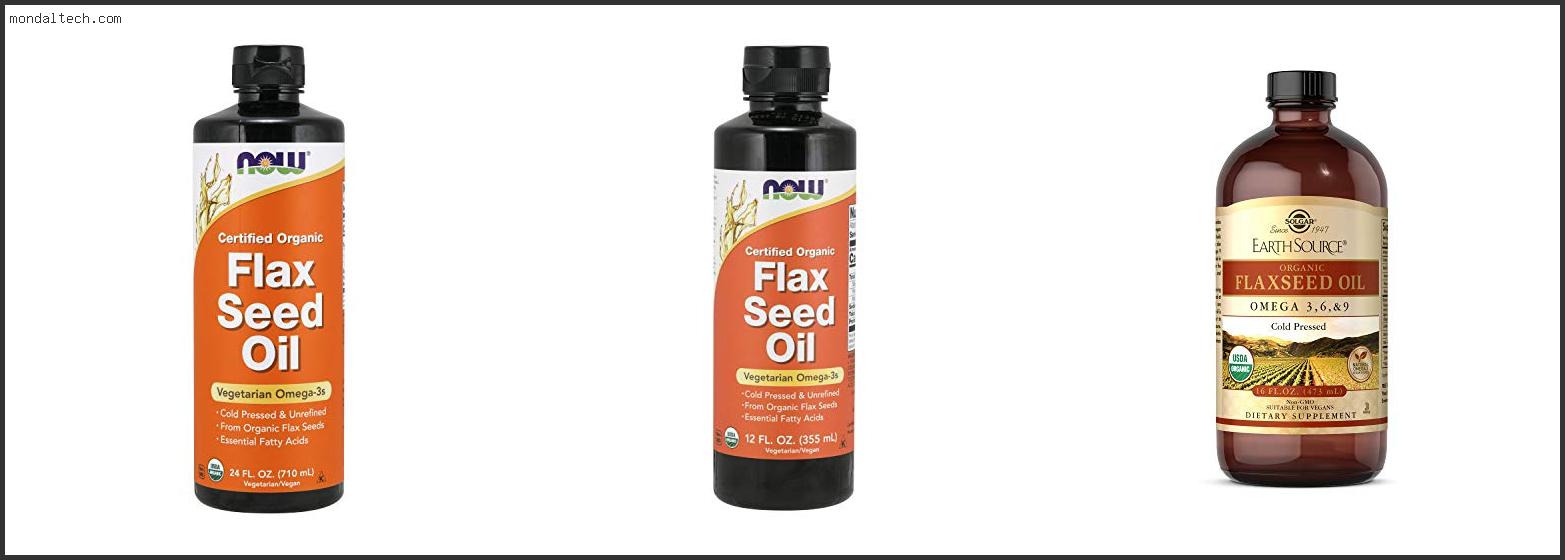 Best Flaxseed Oils
